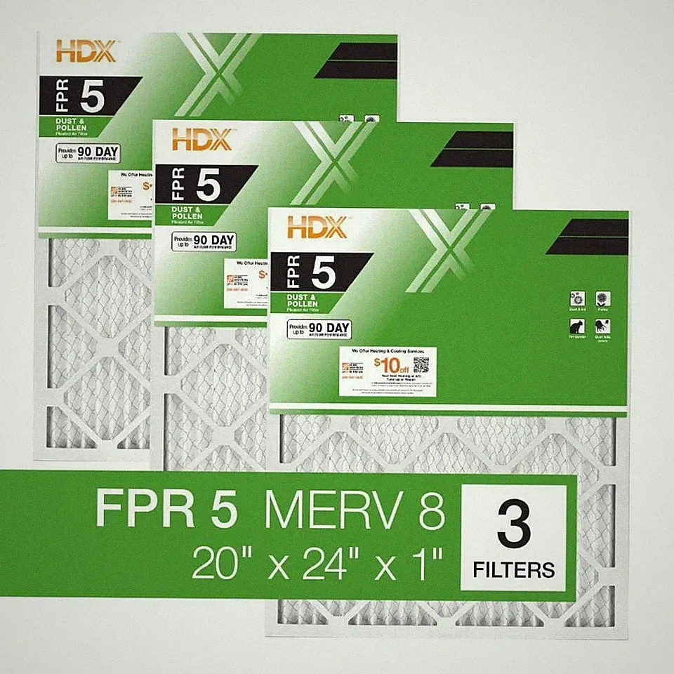 20 in. x 24 in. x 1 in. Standard Pleated Furnace Air Filter FPR 5, MERV 8