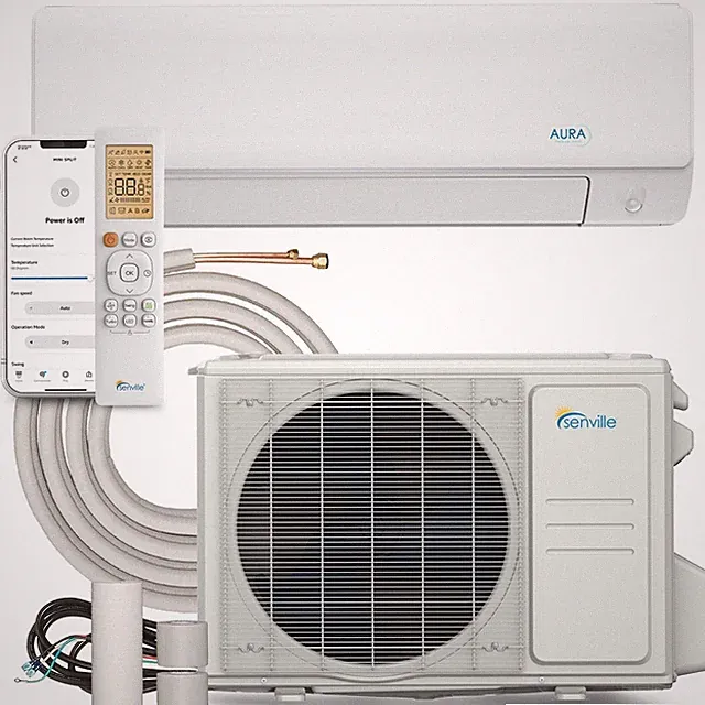 24000 BTU Ductless AC Mini Split Air Conditioner and Heat Pump 21.5 SEER