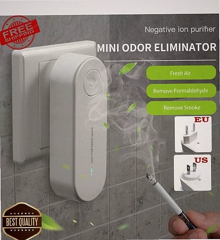 2X Pure Air Negative Ion Generator Air Purifier Ion Pure Plug-in For Home Travel