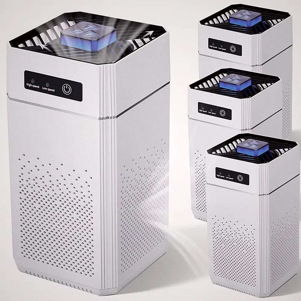 4PC Air Purifiers For Large Room Medical Grade HEPA Air Purifier Smoke Odor Home