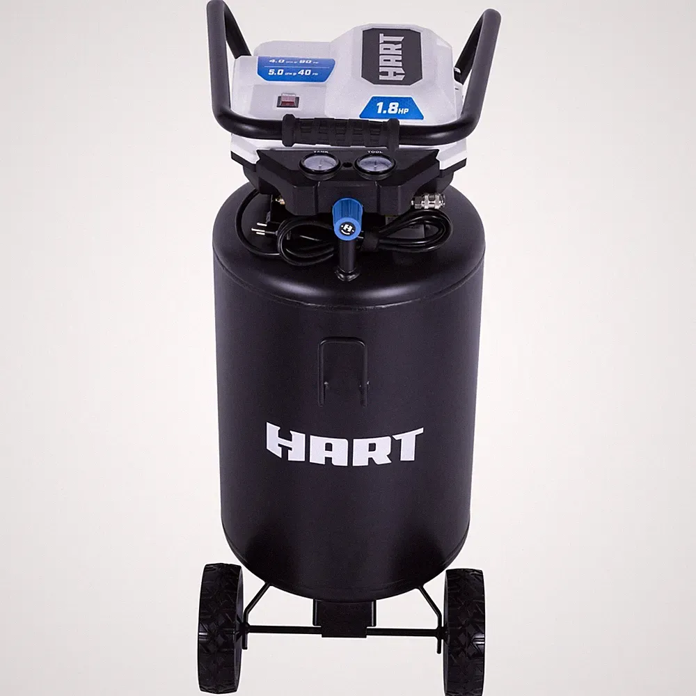 Air Compressor Black 1.8 HP Oil-Free 20 gal