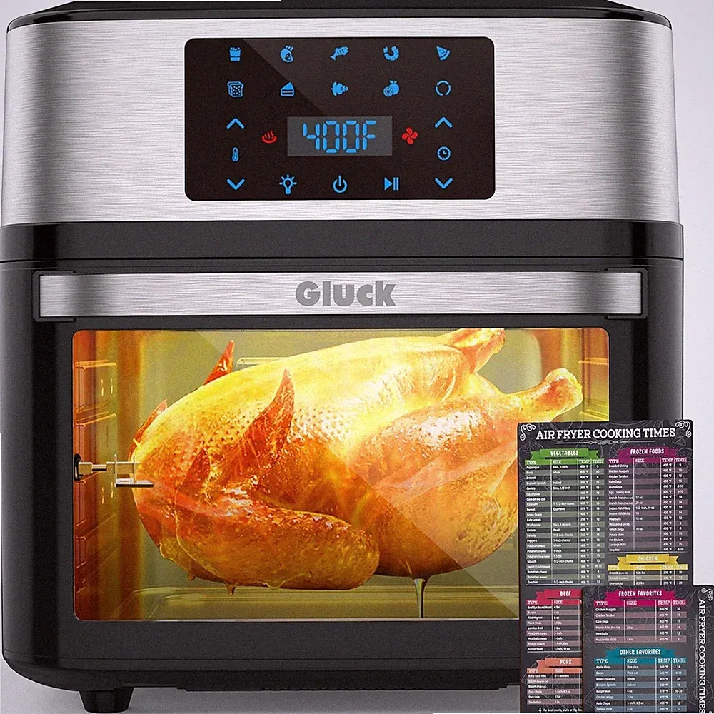 Air Fryer Oven Large 20 QT, 10-In-1 Toaster Oven Air Fryer Combo with Window for