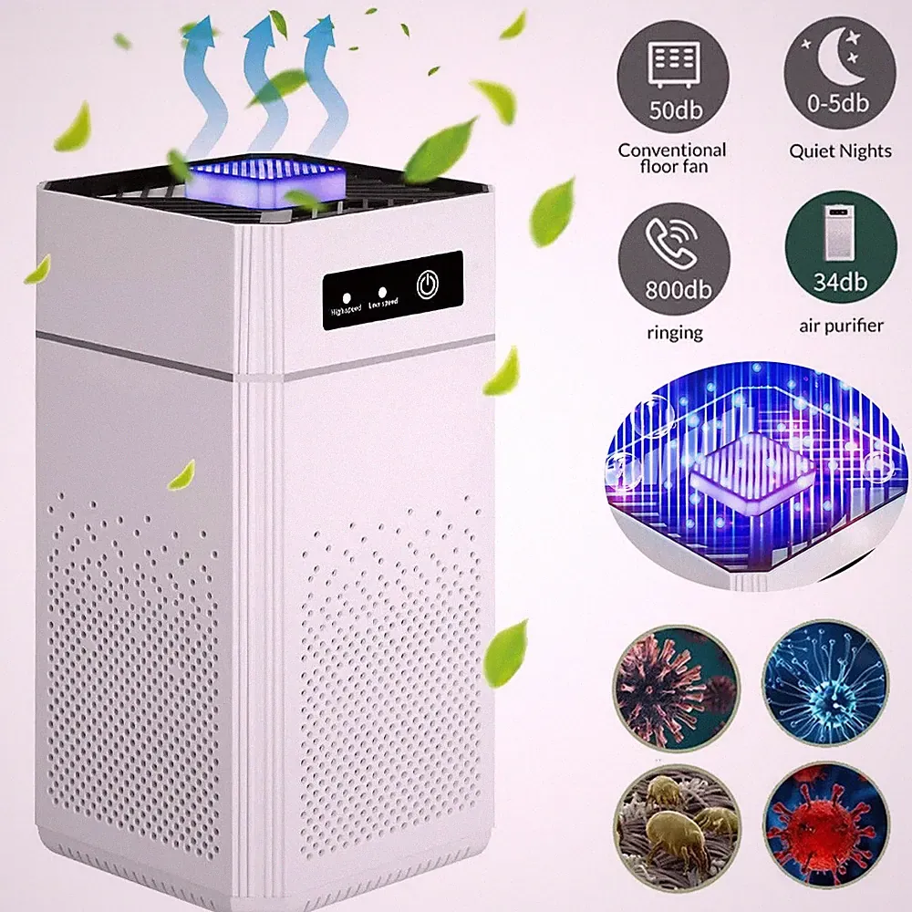 Air Purifiers For Home Large Room Medical Grade HEPA Air Purifier Smoke Odor Pet