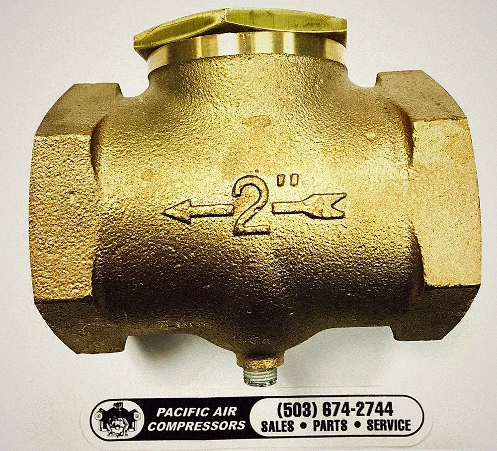 IN LINE AIR COMPRESSOR CHECK VALVE HORIZONTAL CB SERIES PARTS 2'' , CB20