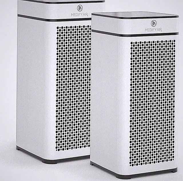 MA-40 UV Light Air Purifier with True HEPA H14 Filter 1,793 ft² Coverage 1h 2 Pk