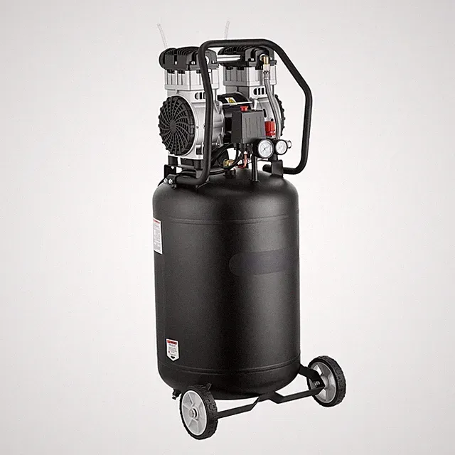 Oil-Free 20-Gal 2HP Air Compressor: 4.5 SCFM/90PSI, 125PSI Max, Wheeled, 120V