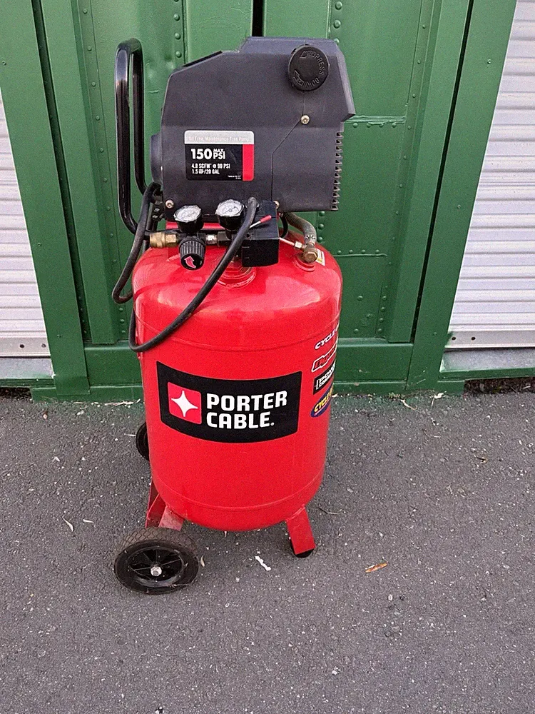 Porter Cable 20 Gallon Vertical Air Compressor 150 PSI PXCMF220VW Oil-Free Local